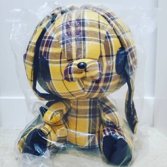 Chax GP All-Purpose Rabbit Plush Checker (Yellow) - Picture 2 of 4